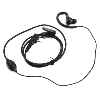 K-030-626 Earhook Headset For TK-208 TK-220 TH-D7 TH-F6 RPU416A KG-UVD1 TG-K4AT