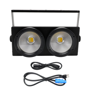 200W COB LED Par Light DMX Stage DJ Disco Audience Blinder Light Warm Cool White