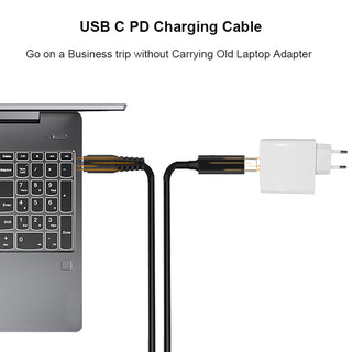 1.5m Type-C PD USB Charger Cable 4.0*1.35mm Fit for ASUS Zenbook Vivobook