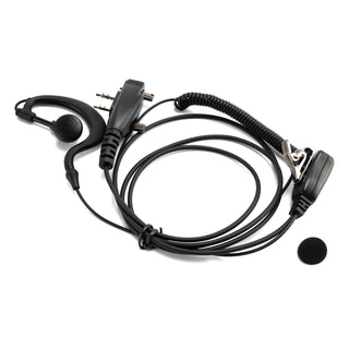 ICOM F1000-011 Curved Earhook Headset For ICOM U86 F4033 V88 U88 G88 T10 Radio