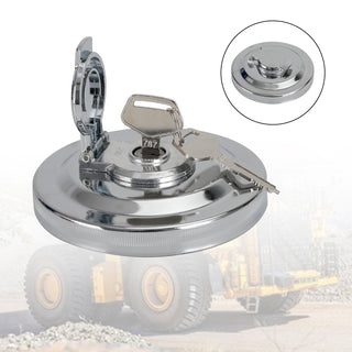 Fuel Tank Cap Cover For Komatsu PC60 PC40MR-1 PC50UU-2 PC75UU-3 W/ 2 Keys