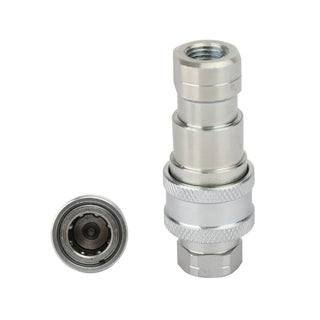 1 Sets 1/4" NPT ISO 7241-B Quick Disconnect Hydraulic Couplings / Couplers
