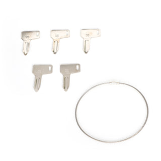 5Pcs For Yanmar Excavator Heavy Equipment Keys