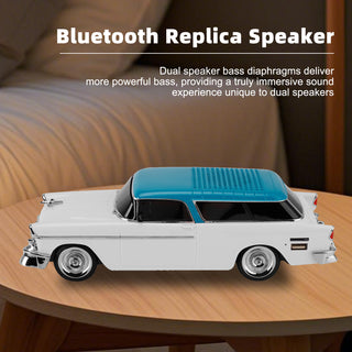 WS-1955 Bluetooth Replica Speaker Retro Speaker Car Design HD Sound TWS FM Radio