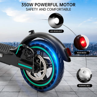 8.5" Folding Electric Scooter With app 350W 35KM Range 30km/h City Commute