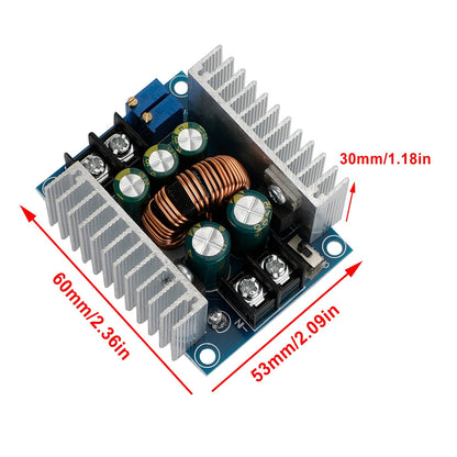 DC-DC Converter 20A 300W Step Down Buck-Boost Power Adjustable Charger Board Generic