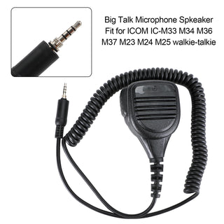 Waterproof Microphone Speaker Fit for ICOM IC-M33 M34 M36 M37 M23 M24 M25 Radio