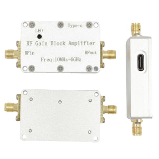 50m-6GHz Amplifier 20dB High-Gain Front LNA Low Noise Signal Receiving Amplifier