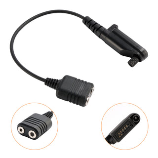 K Interface Headset Port Converter Cable for Hytera HYT HP680 HP700 HP780 Z1P