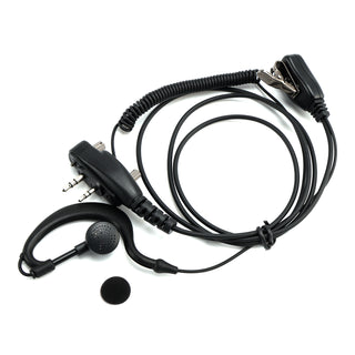 ICOM F1000-011 Curved Earhook Headset For ICOM U86 F4033 V88 U88 G88 T10 Radio