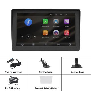 7-inch Car Display Screen Apple CarPlay Android Auto Apple AirPlay 12 LED Camera