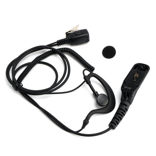8268-614 Curved Earhook Headset For XPR6380 XiR P8260 DP3600 APX6000 GP328D