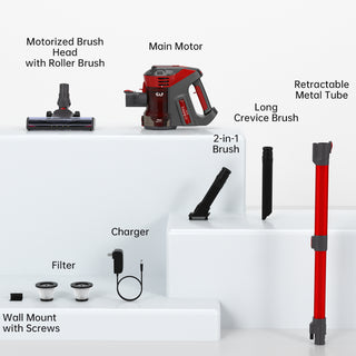 Cordless Vacuum Cleaners Lightweight Stick Vacuum for Hardwood Floor Carpet Pet Hair Home/Car Clean