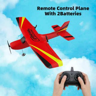 Z50 RC Airplane – 2CH Indoor Plane with 2 Batteries & Gyro