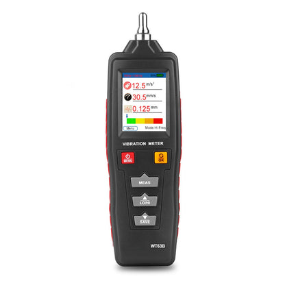 WT63B LCD Digital Vibration Meter Vibrometer Acceleration Displacement Tester Generic