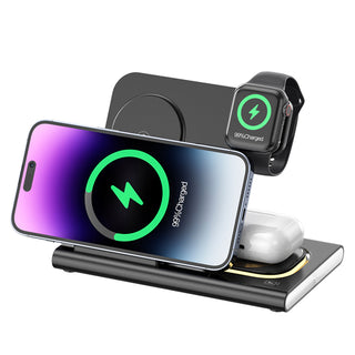 4 in 1 Charger Stand Multiple Devices Wireless Charger iPhone Charging Station