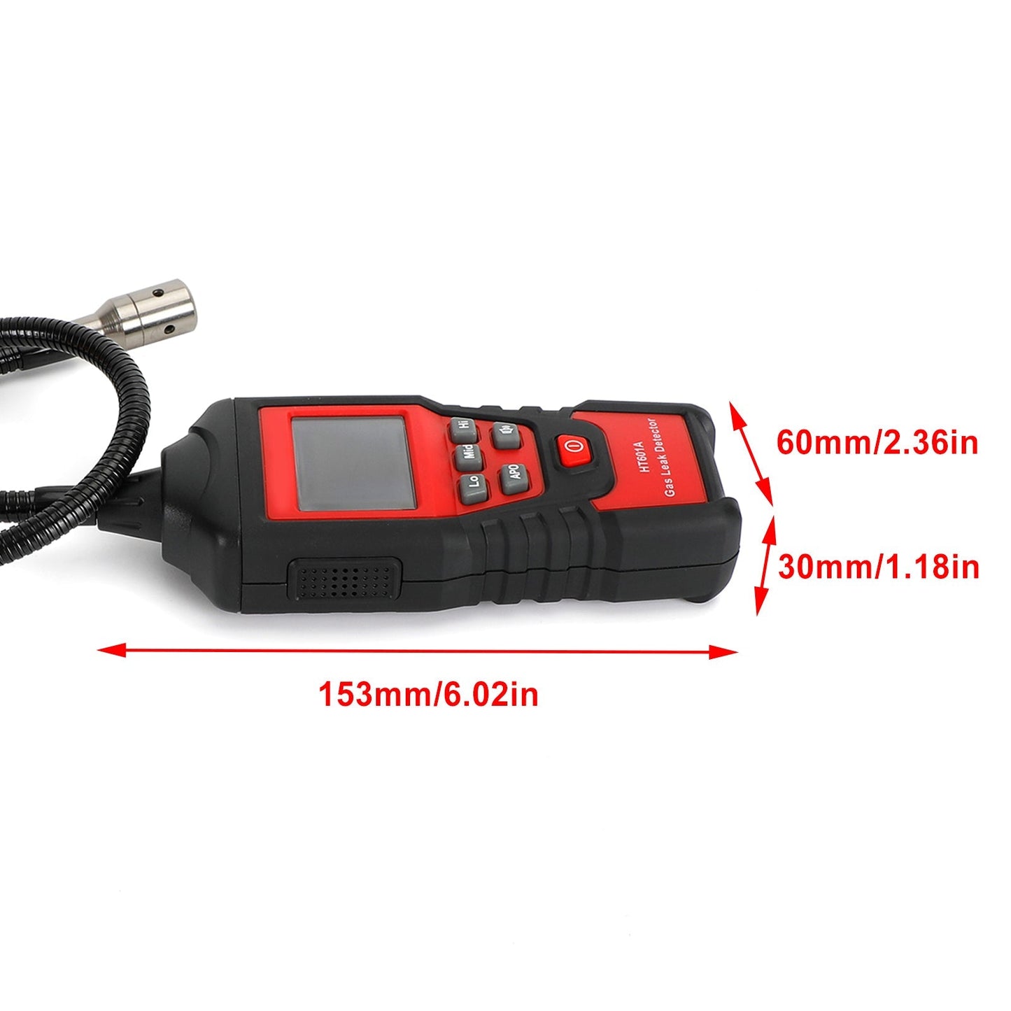 Portable Combustible Natural Gas Propane Leak Detector LCD Tester Visual Leakage Generic