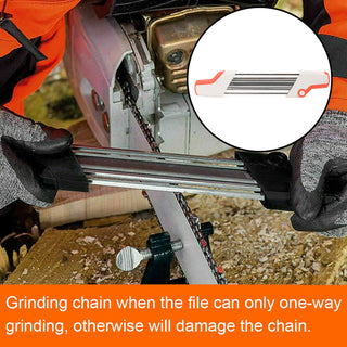4-5.5mm 2 IN 1 Easy Chainsaw File Chain Sharpener Kits Fit Stihl