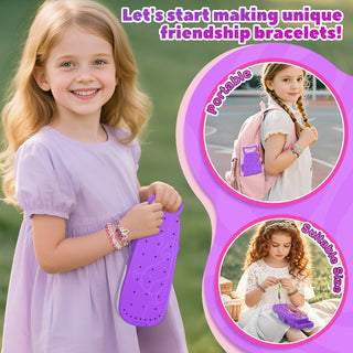 Whale Shape Friendship Bracelet Making Kit DIY Art Craft 6-12 Year Girl Gift