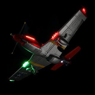 XK A280 RC Airplane P51 Fighter 4CH 3D/6G Fixed Wing Brushless Motor