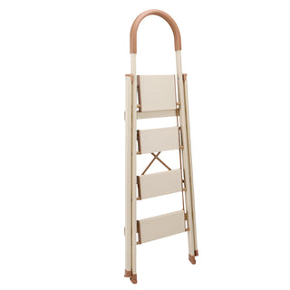 4-Step Folding Ladder with Handrails – Anti-Slip, 330 lbs Capacity