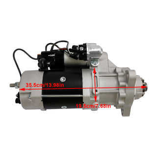 12V Gear Reduction Starter Motor 8200289 8200308 For Cummins Caterpillar 39MTF