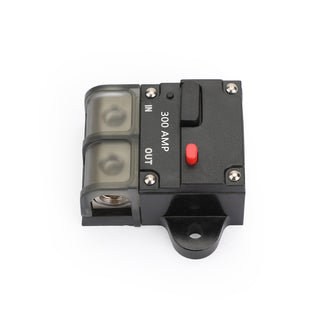 300A Amp Manual Reset Inline Circuit Breaker Fuse Terminal Block Marine Auto