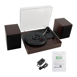 3 - Speed Turntable Decorative Record Player Split Bluetooth Vinyl Record Player