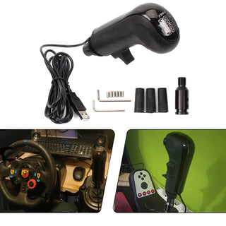 New PC USB Gear Simulator Shifter Knob for Logitech G923 G29 G27 G25 TH8A