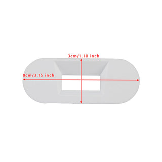 W11545554 Washer Lid Lock Bezel White