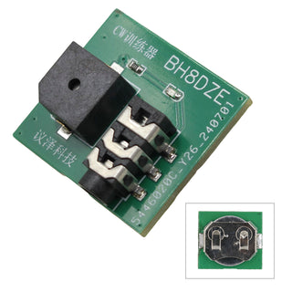 Morse Code Trainer Mini CW Trainer Hand Key Trainer Oscillator Button w Battery