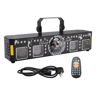 5In1 96 Picture Laser Magic Ball UV Strobe Projection Light With Remote Control