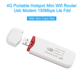 4G LTE Wireless Router 150Mbps LTE FDD Mobile Broadband Modem MiFi Hotspot