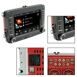 7" Wireless Carplay Bluetooth Stereo Radio FM Car MP5 Player Remote Control