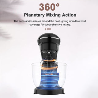 5.5Qt Stand Mixer 3-In-1 Kitchen Mixer with Flat Beater Balloon Whisk Electric dough mixers are suitable for home use. Dough Hook