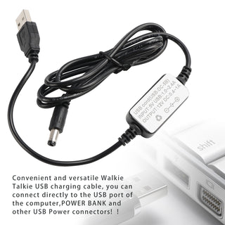 FT4XR/FT65R-USB DC Charger Cable Charger For Yaesu FT4X FT4XR FT25R FT65R Battery
