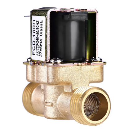 1/2" Ac 220V Normally Closed Electric Solenoid Valve For Solar Water Heater Generic