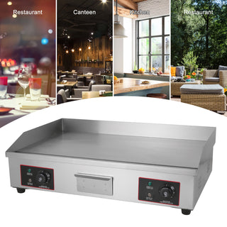 30" Commercial Electric Griddle Countertop Griddle Grill Countertop Grill 4400W