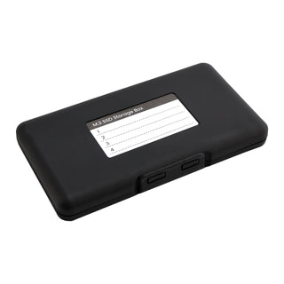 M2 Hard Drive Protection Box Solid State Drive Box Shockproof Waterproof Black