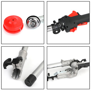 Topteng 5 in 1 52cc Petrol Hedge Trimmer Chainsaw Brush Cutter Pole Saw Outdoor Tools