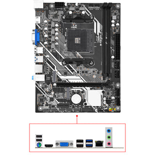 B450M-K Computer Motherboard AMD Socket AM4 CPU WIFI NVME Gigabit Network Card