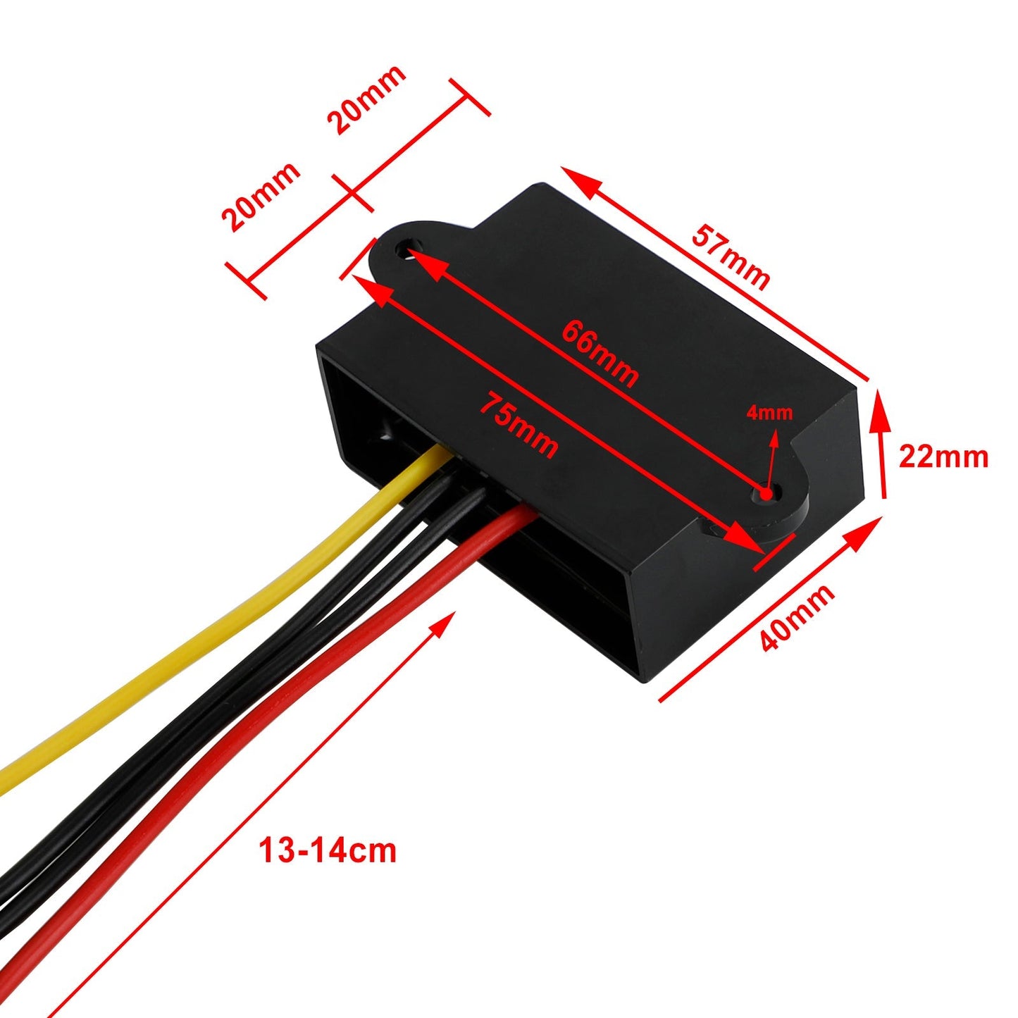 Waterproof DC-DC Boost Step-Up Converter 12V To 24V 1A Car Power Supply Module Generic