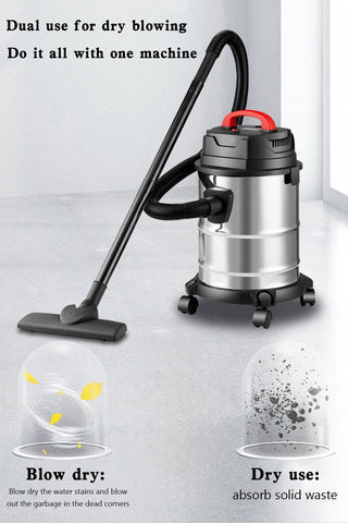 18L Handheld Ash Vacuum Cleaner,Pellet Stove Vacuum,16-18kpa Powerful Suction,Stainless Steel Canister,Dust Remove,For Home Office,Carpet Floors&Pet Hair