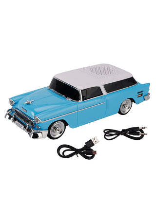 WS-1955 Bluetooth Replica Speaker Retro Speaker Car Design HD Sound TWS FM Radio
