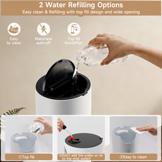 Aroma diffuser box Suitable for Indoor Pet Friendly Purification and filtration function 3-Speed Ultrasonic Cool Mist Humidifier Babies Friendly Plant Friendly 1.98gal/7.5L Bedroom Silent Humidifier Suitable for Large Room