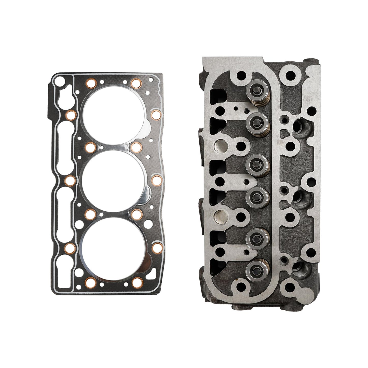 D1005 Complete Cylinder Head with Full Gasket Kit Fits for Kubota D1005 Engine