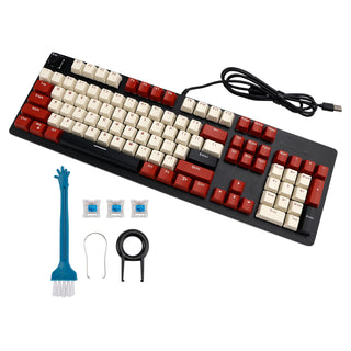 104Key Wired Mechanical Linear Switch Gaming Keyboard Hot-Swappable Customizable