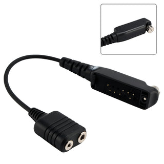 K Interface 2Pin Headset Port Converter Cable for Sepura STP8040 STP8080 STP9000