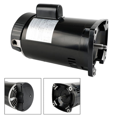 115/230V Square Flange Pool Motor Replacement Pump Motor 1.5HP B2854 B2854V1