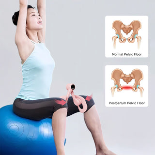 Home Fitness Equipment for Hip Arm shaping equipment Thigh Trainer Inner Thigh Exerciserfor Women Leg 360°Adjustable Pelvic Floor Muscle Trainer with LED Display